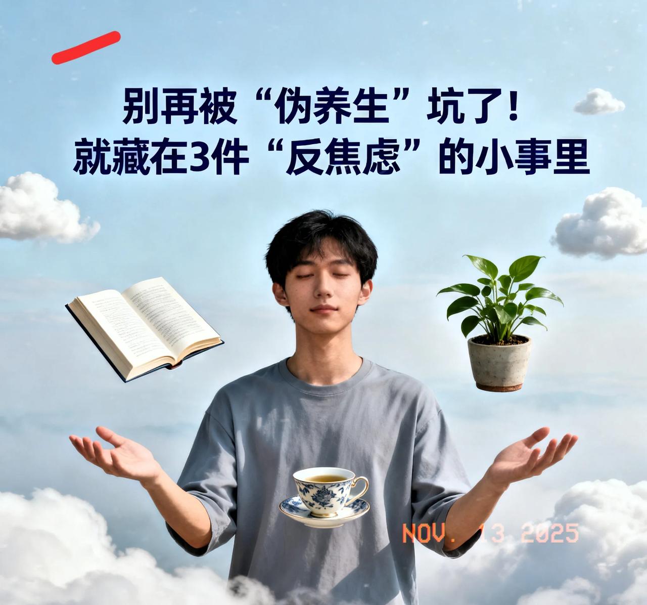 别再被“伪养生”坑了！真正的健康，就藏在3件“反焦虑”的小事里刷到太多养生