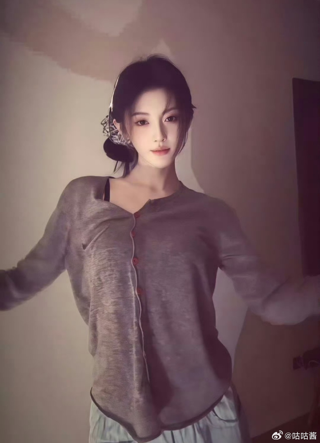 鞠婧祎跳柠檬叉angel晚睡福利，这都是我应得的​​​