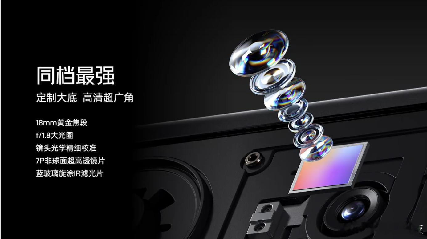 努比亚Z80Ultra与25mm主摄搭配的是18mm超广角主摄和6400万像素