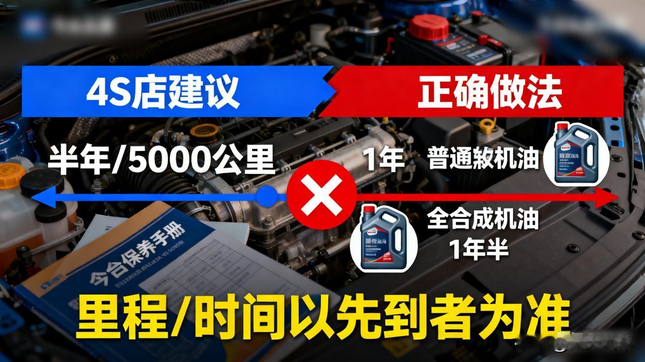 一年跑不了5000公里，还有必要按4S店说的“半年一保养”吗？纯粹是浪费钱！