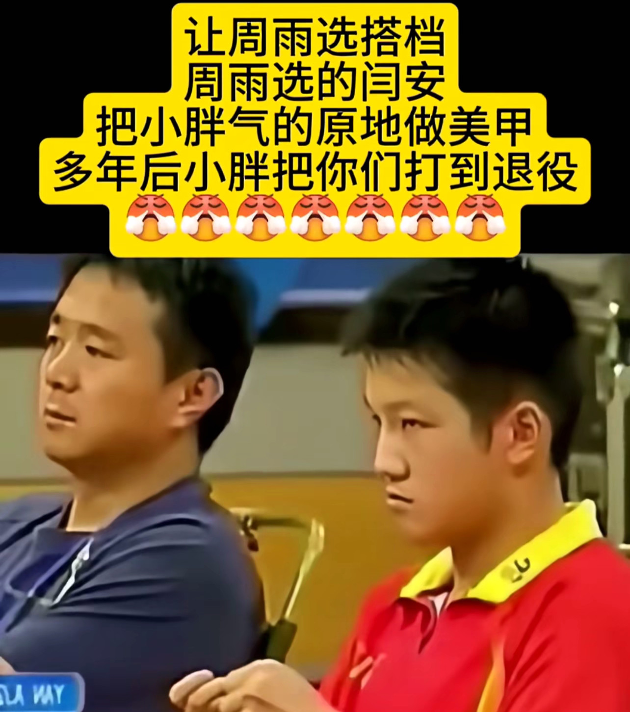 瞧瞧，看把我家胖气的。你说你惹天惹地惹谁不好，你非惹他？人人都爱樊振东有一种想念