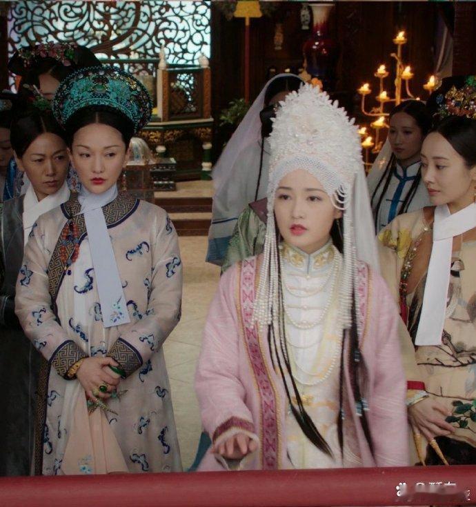 如懿传大如唯一一次被艳压，这眼神就立马有故事了