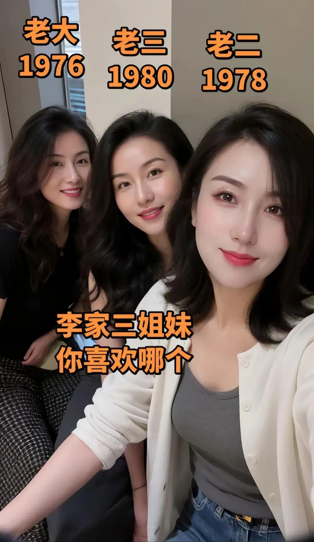老大最好看，最漂亮，是我喜欢的那一种，笑容甜美，体贴温柔。