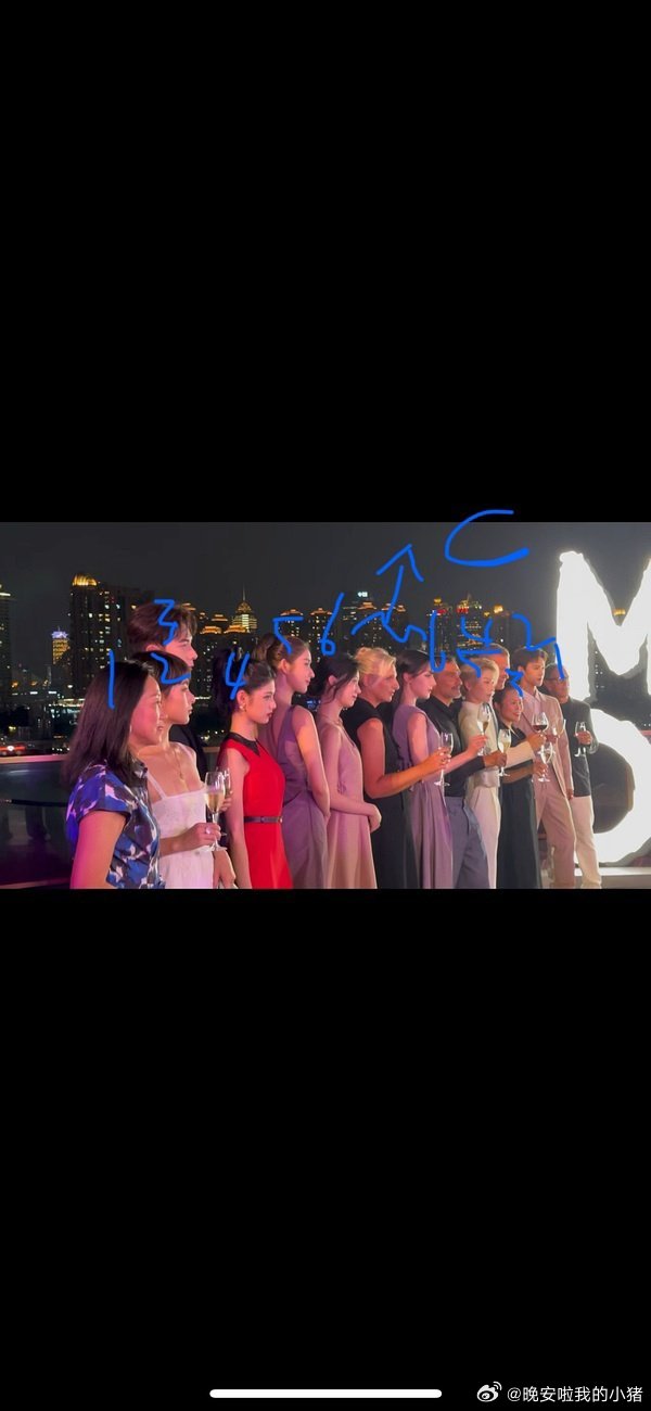 Dior迪奥大合影环节合照了两次，谁是C位？🤔​​​