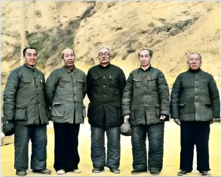 延安五老合影延安合影照延安五老