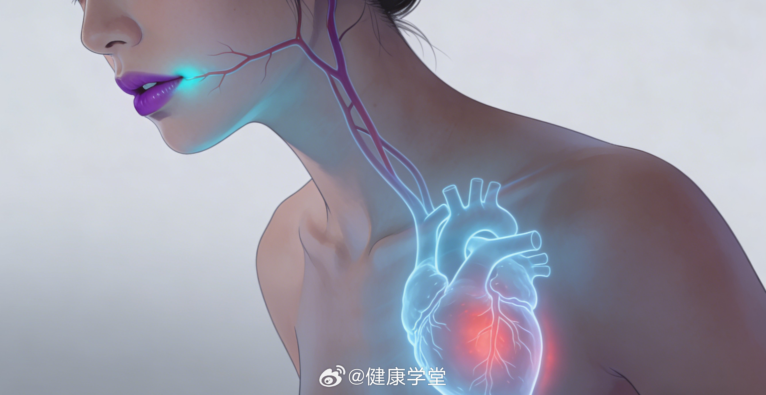 嘴唇发紫，真的是心脏在“求救”吗？嘴唇发紫在医学上被称为“发绀”，这往往是身体