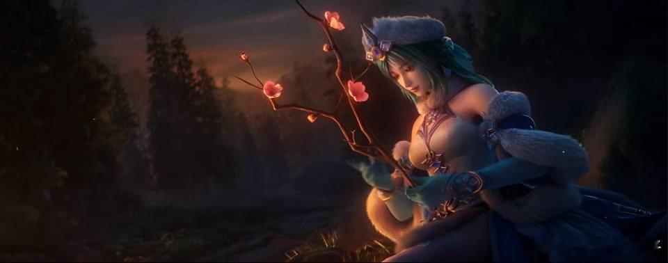 王者荣耀王者世界联动开启昭君好美啊