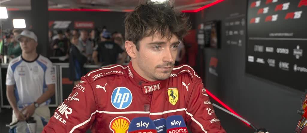 🏎勒克莱尔：底盘问题导致掉速…夏尔·勒克莱尔在匈牙利正赛后的采访中透露