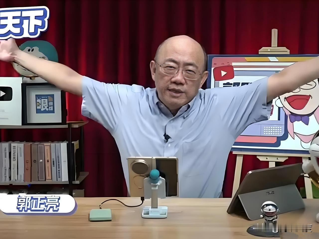 郭正亮断言郑丽文明年初将访陆，建议这个时间点最合适，提议先访陆再访美，中间不超两