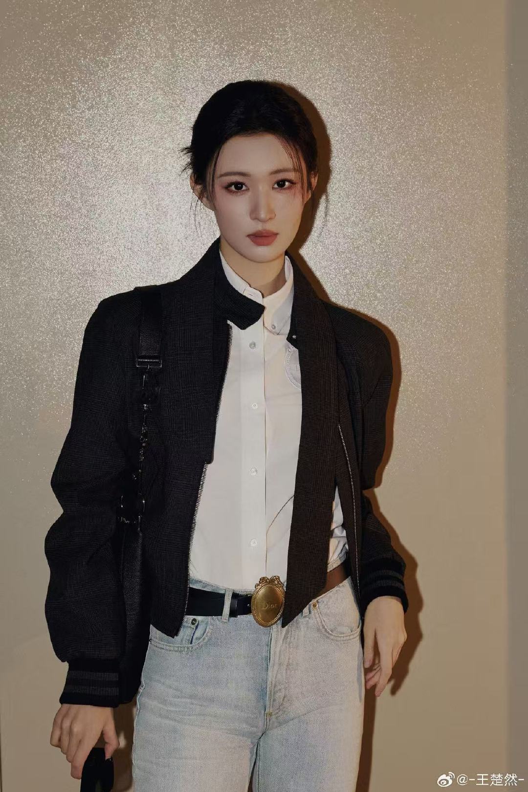 王楚然Dior时装周造型王楚然Dior大秀造型王楚然Dior时装周造型