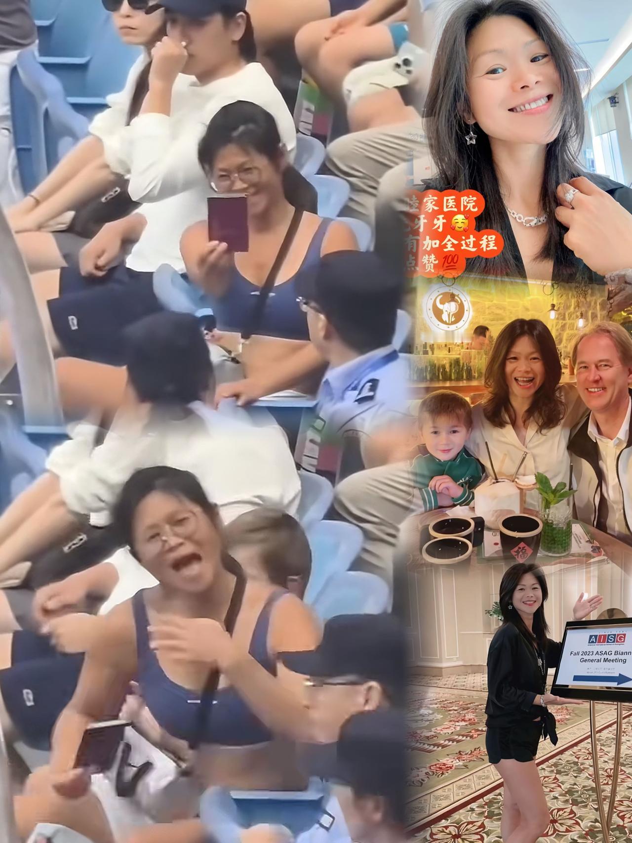 上海网球公开赛‘护照姐’彻底翻车了！朋友圈晒提车、游艇还不够，看比赛时竟掏出外