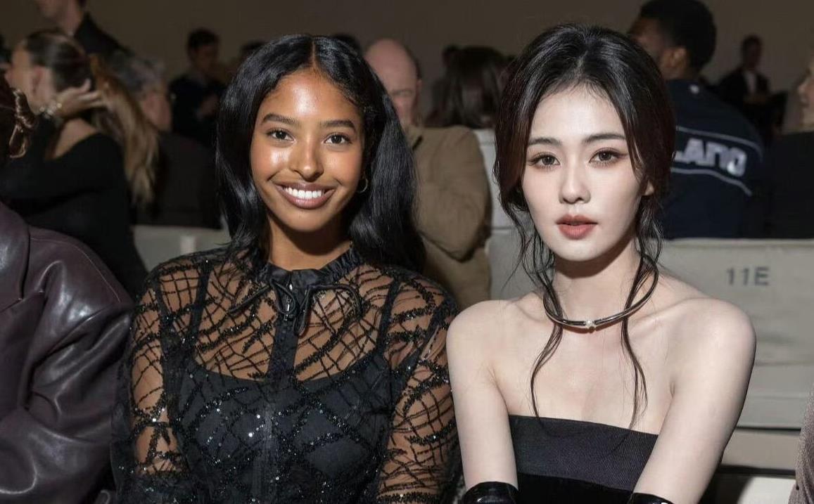 科比的大女儿娜塔莉亚和中国演员白鹿同框出镜！谁能想到米兰时装周的前排会炸出这么个