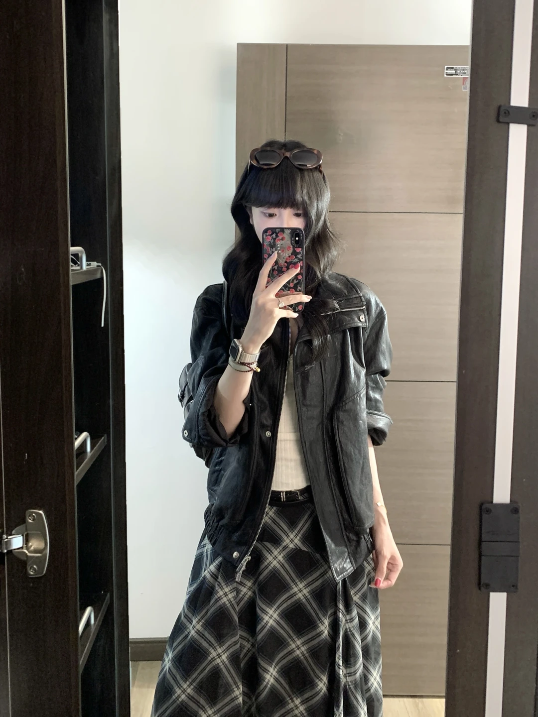 早秋第一件皮衣