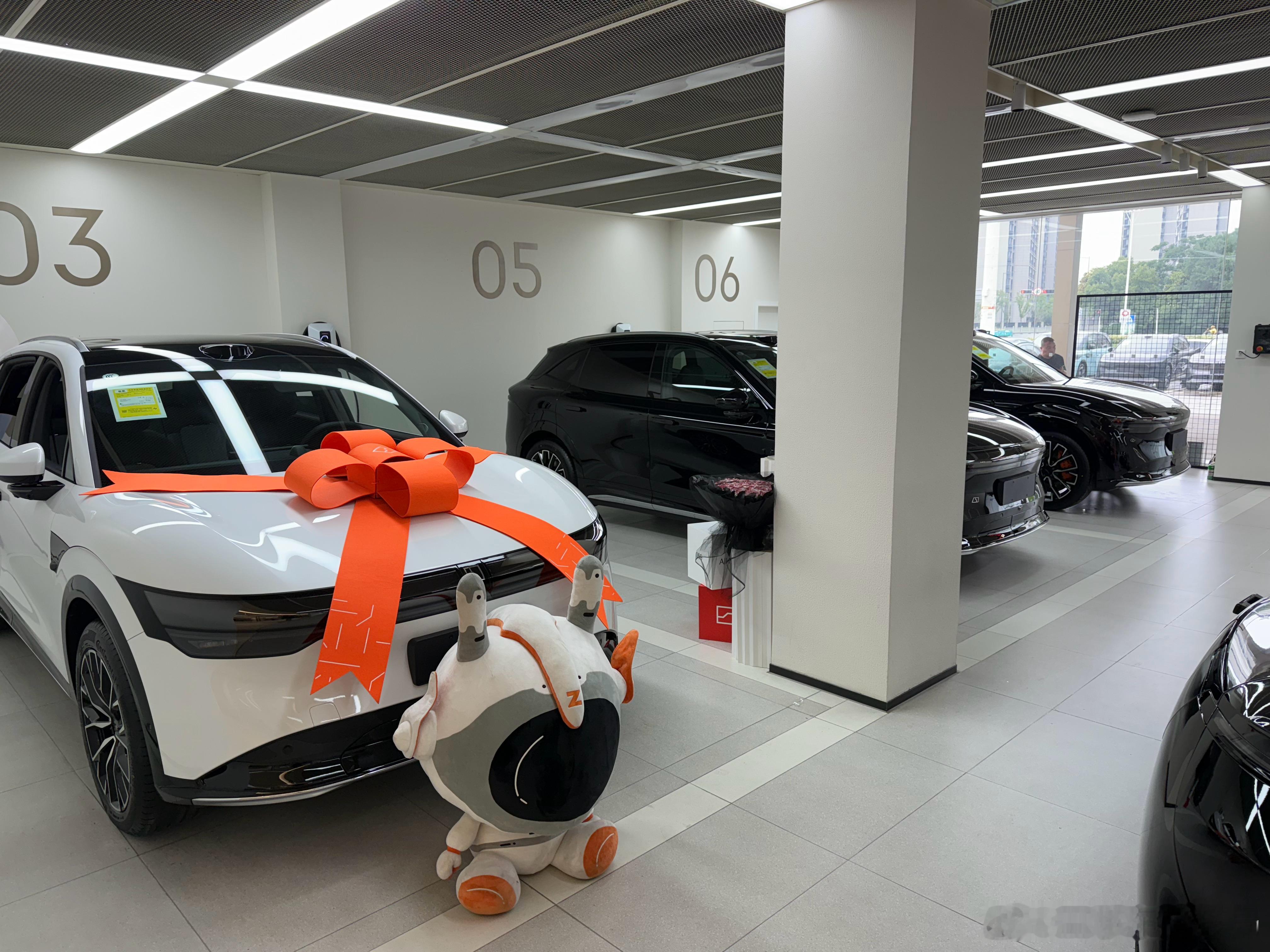 我看了一下这家极氪店他们今天上午的交付，3台7x，3台007gt…001真成弃子