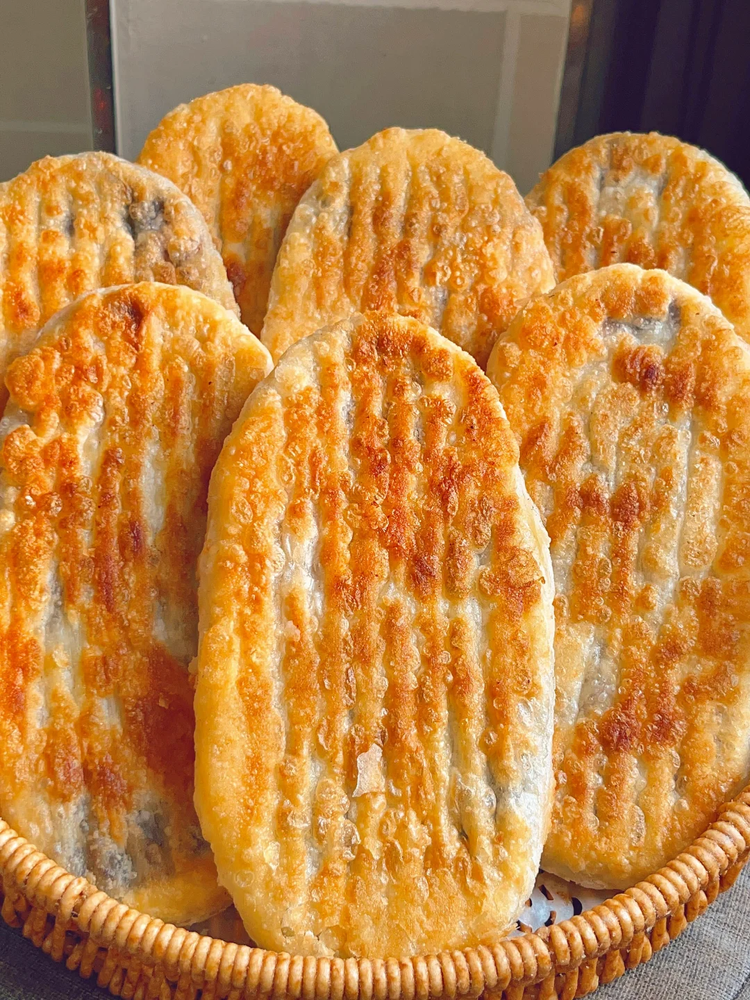 酥的掉渣，老式烧饼就是这么无敌！！！