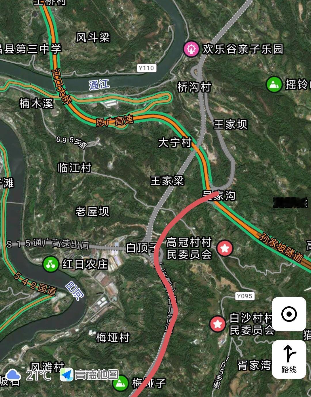 镇广高速平昌连接巴达高速连接线一直都感觉太长了，有人说因为地势高低的问题，需要那