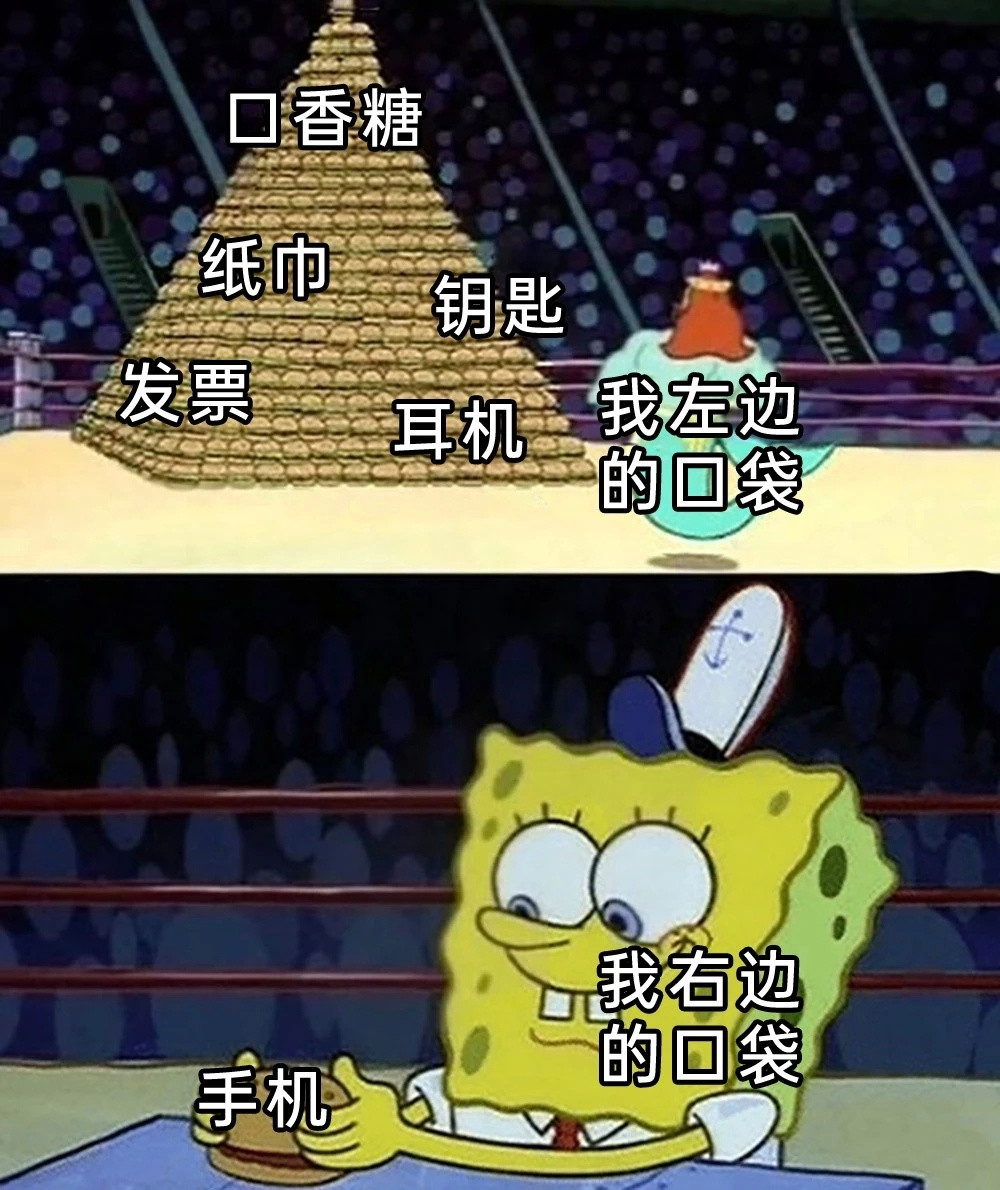 右口袋只独宠手机