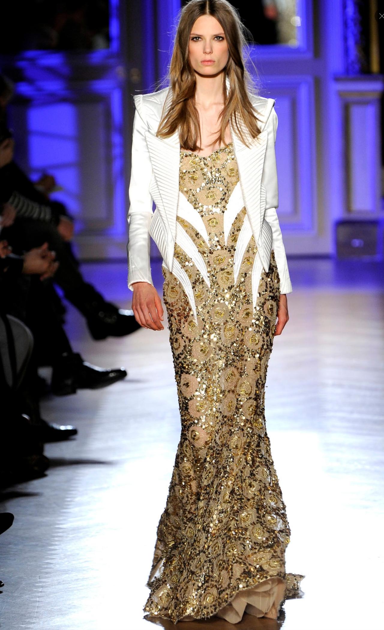 秀场回顾|ZuhairMurad2012春夏高定系列裸色与珠饰的组合是本