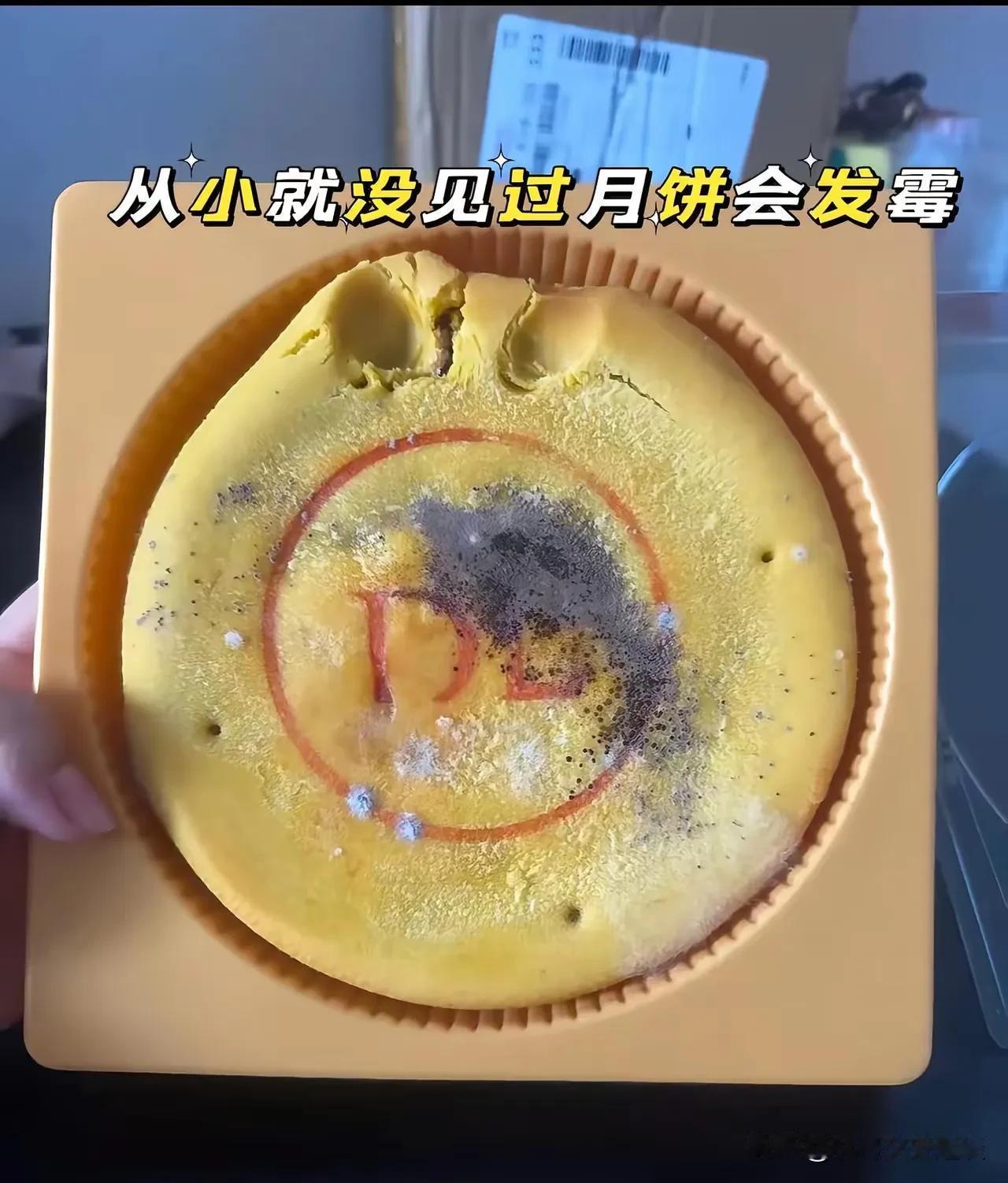这胖东来的月饼不行啊，才放了几个月，发霉不能吃了。这还是朋友送的月饼，说是胖东来