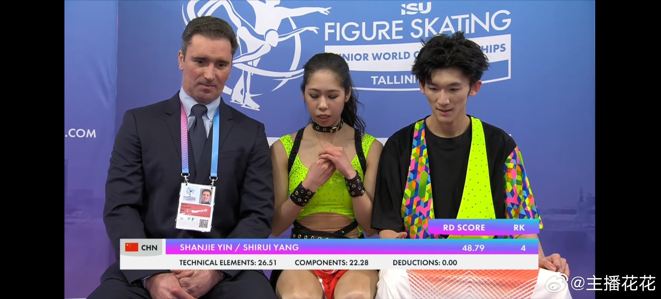 2026花样滑冰世青赛殷善洁/杨士锐韵律舞48.79，晋级自由舞！