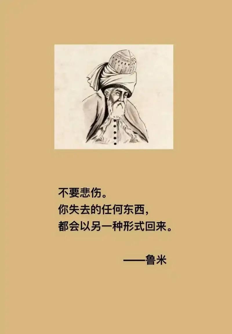 这是你的路，你自己的路。别人可以陪你走，但没人能替你走。——莫拉维•贾拉鲁丁•