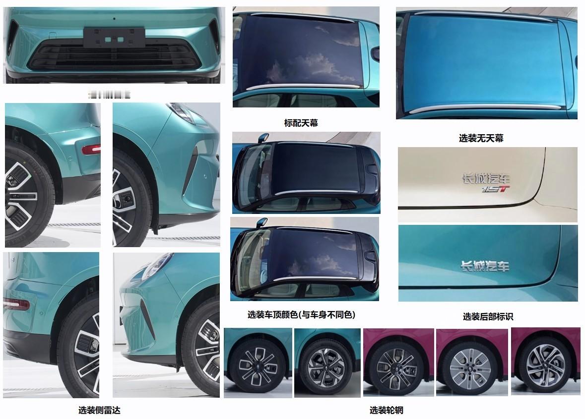 欧拉5HEV和ICE版本申报HEV版本搭载GW4B15M1.5T混合动力发动机