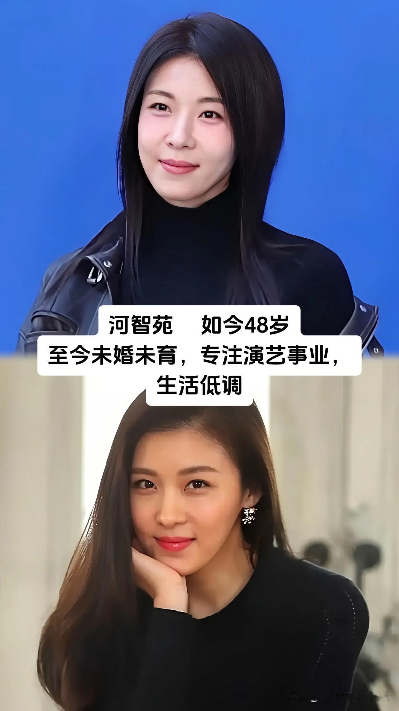 在韩国娱乐圈，不少知名女演员走到中年，人生走向分出了截然不同的两条路。有人早早步