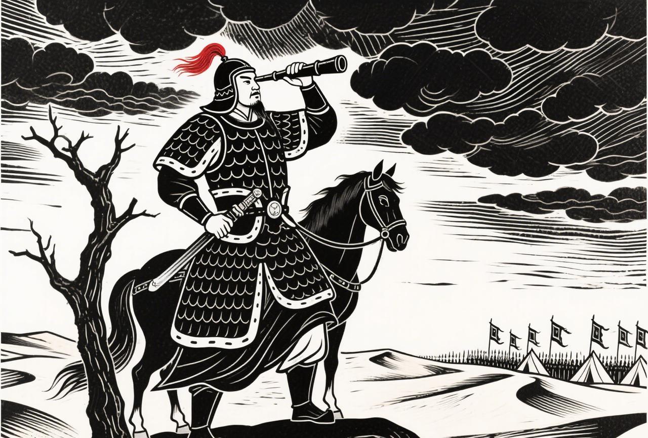 匈奴经常纵兵侵略，汉文帝于是下令诸多将军在各关口驻扎屯守；他不放心，常常亲自去