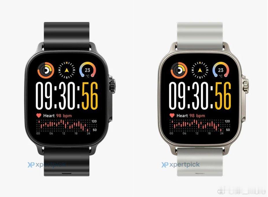 realmeWatch5，长续航方表，1.97英寸OLED，390*450，