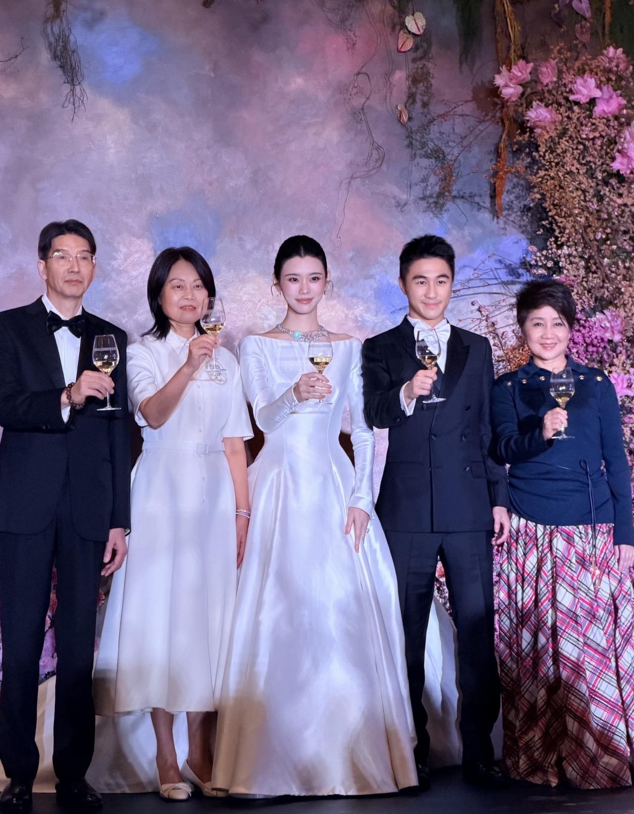 奚梦瑶澳门答谢宴曝光，规格完全不输法国大婚！现场甜点太精致了，花艺美轮美奂，还有