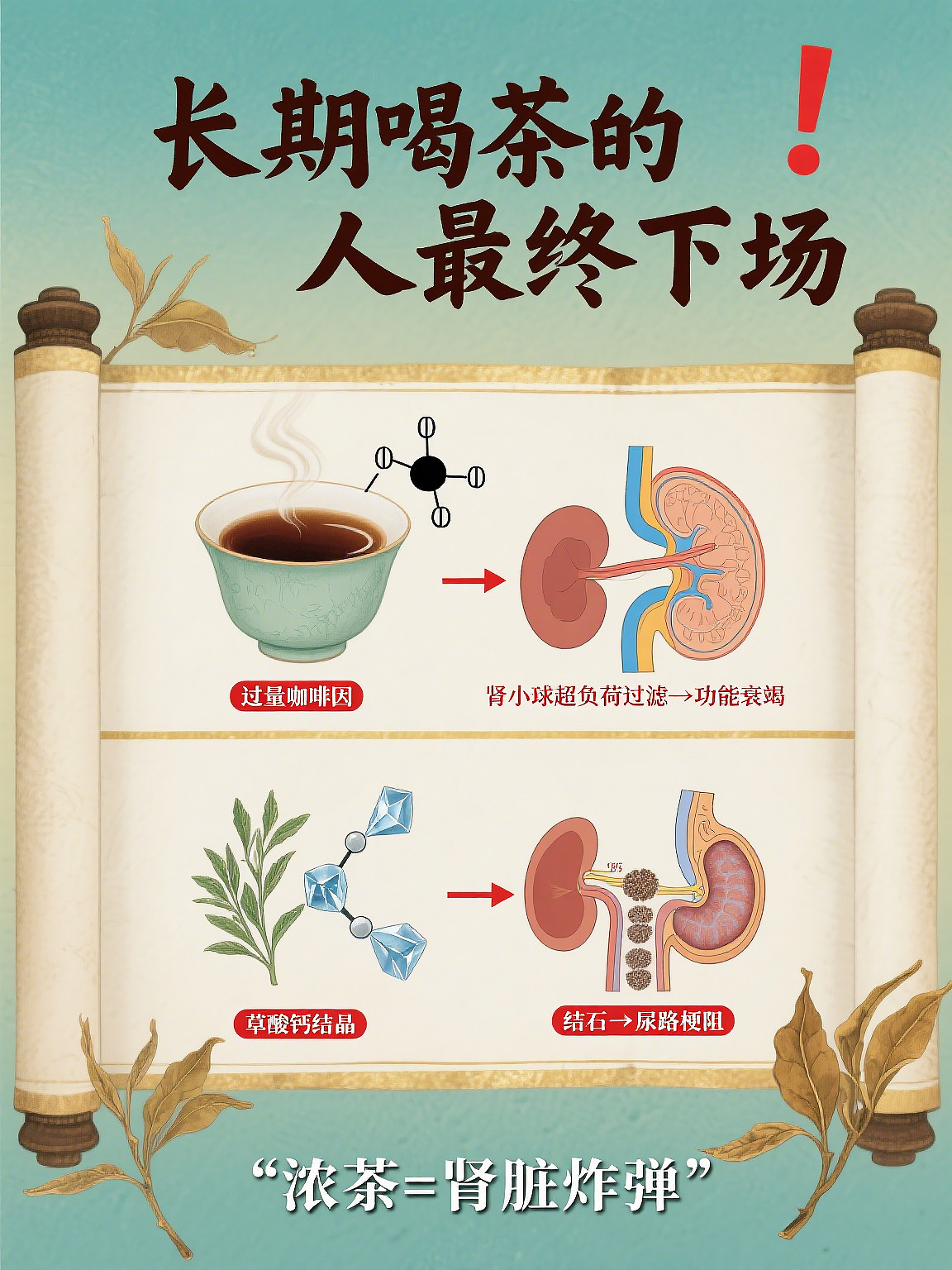 长期喝茶的人最终下场