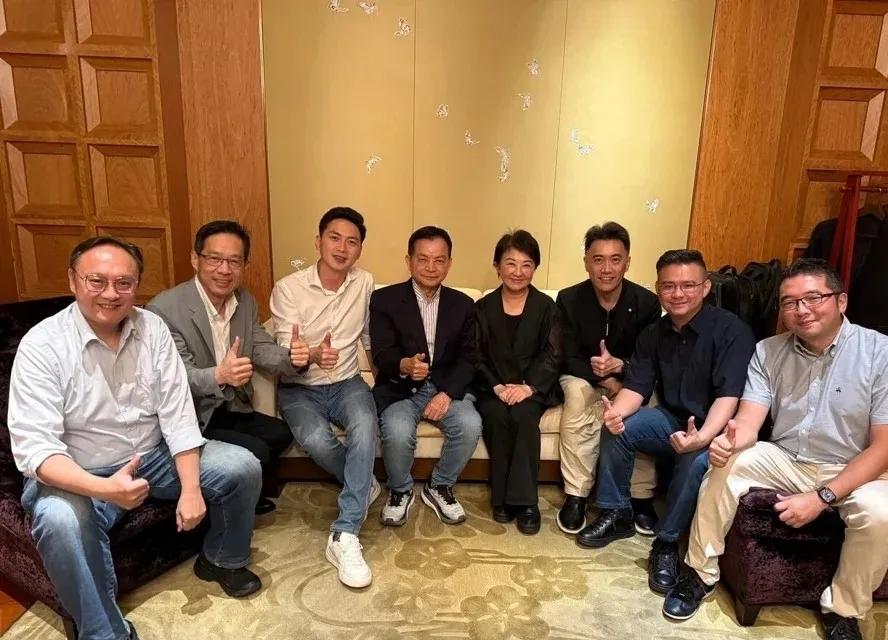 台中市长卢秀燕在6月29日晚北上，和国民党多位“立委”会面，包括黄健豪、林沛祥、