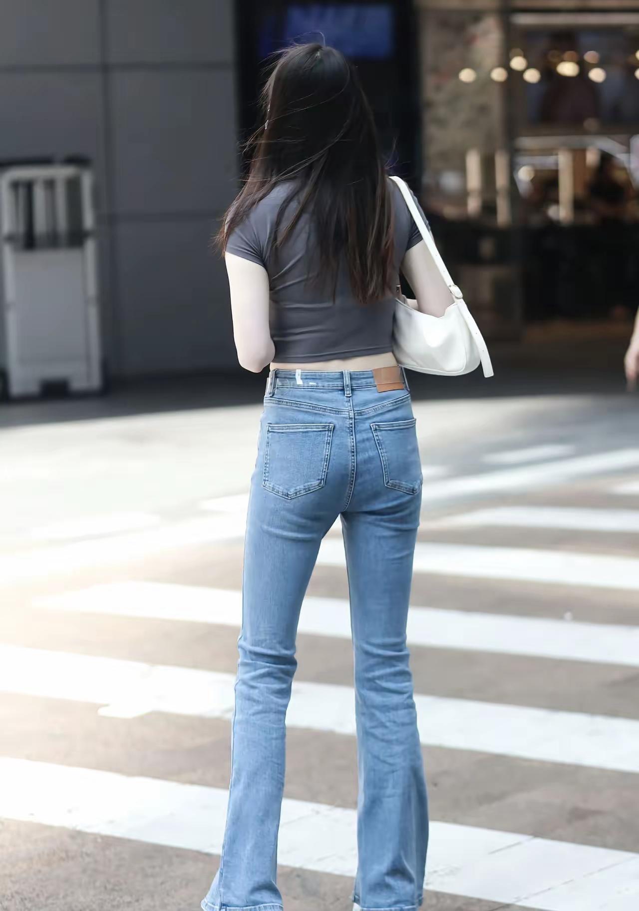 街拍美女穿搭高清美女