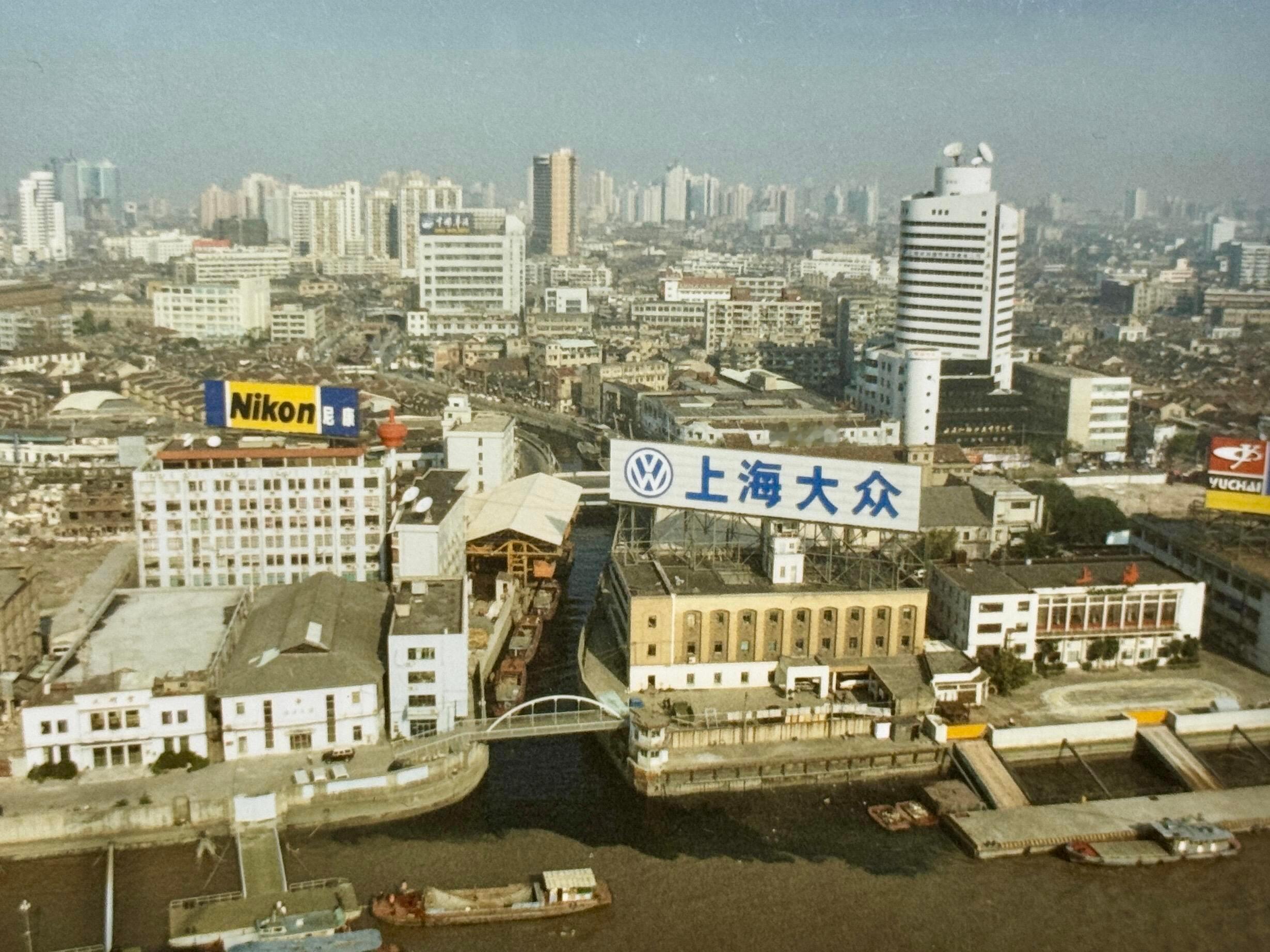 1996年航拍的上海历史知识​​​