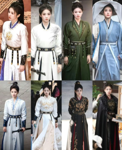 白鹿《唐宫奇案》造型路透合集，千篇一律的马尾