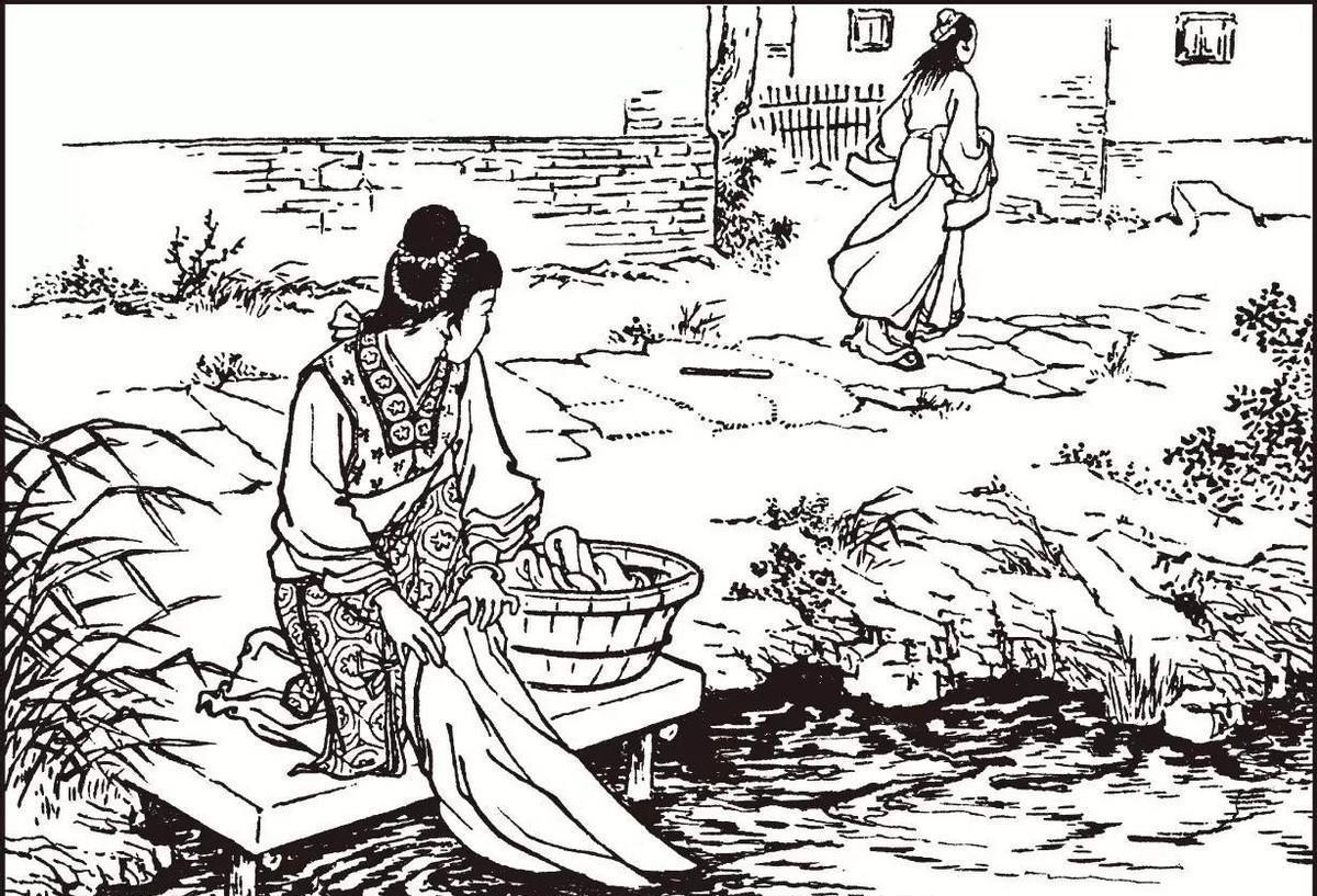 古代，一女子去河边洗衣，回来后竟发现自己怀孕了，母亲再三追问，她却一个劲地哭。后