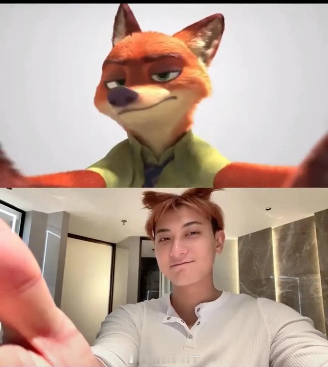 让一让我们狐兔🦊🐰夫妻来了，黄子韬和徐艺洋的COS对味儿吗？