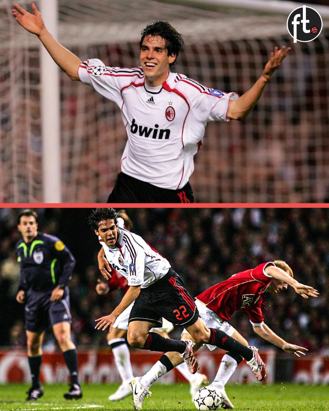 AC米兰🗣️保罗·斯科尔斯回忆卡卡在老特拉福德的封神之战：“半决赛前几天，弗