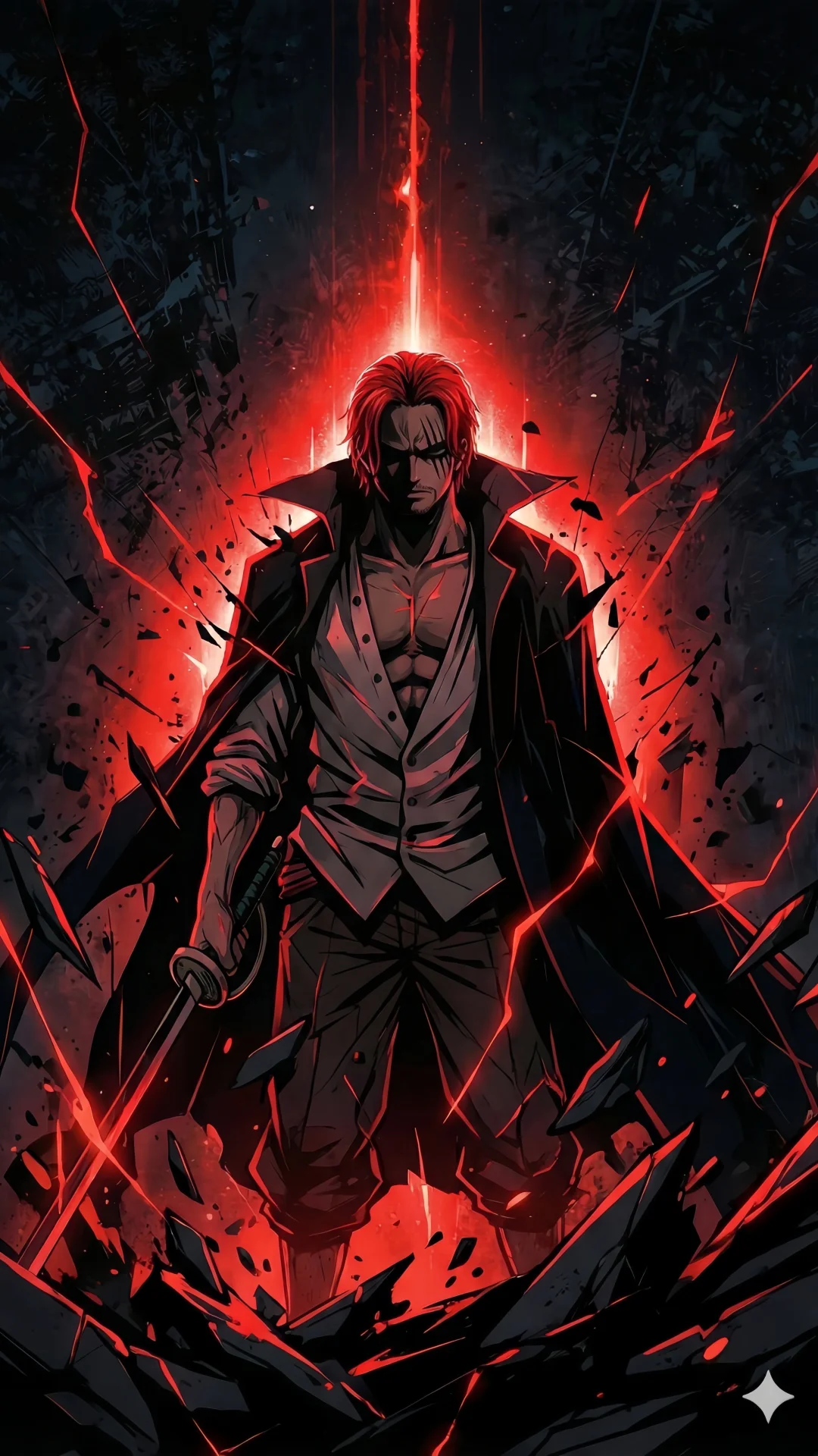 海贼王壁纸｜红发香克斯