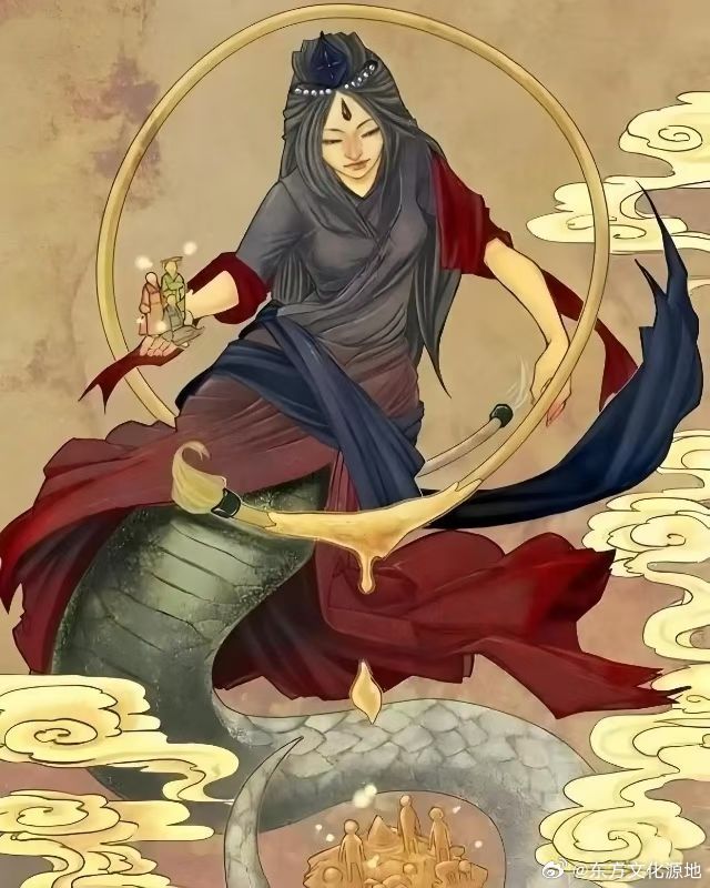 道教中著名的四大圣母第一位，西灵圣母，又称王母娘娘，是统领三界女仙之主。她掌管婚