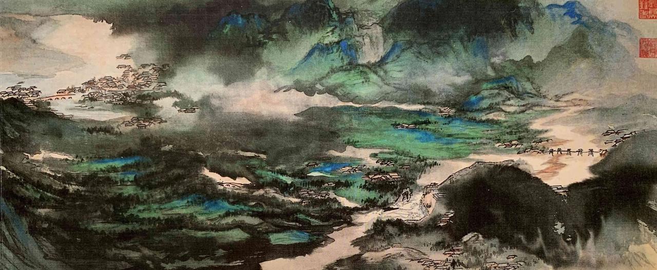 国画大师张大千创作《长江万里图》，背后的意义却让人“无比心酸”！作为享誉世界的