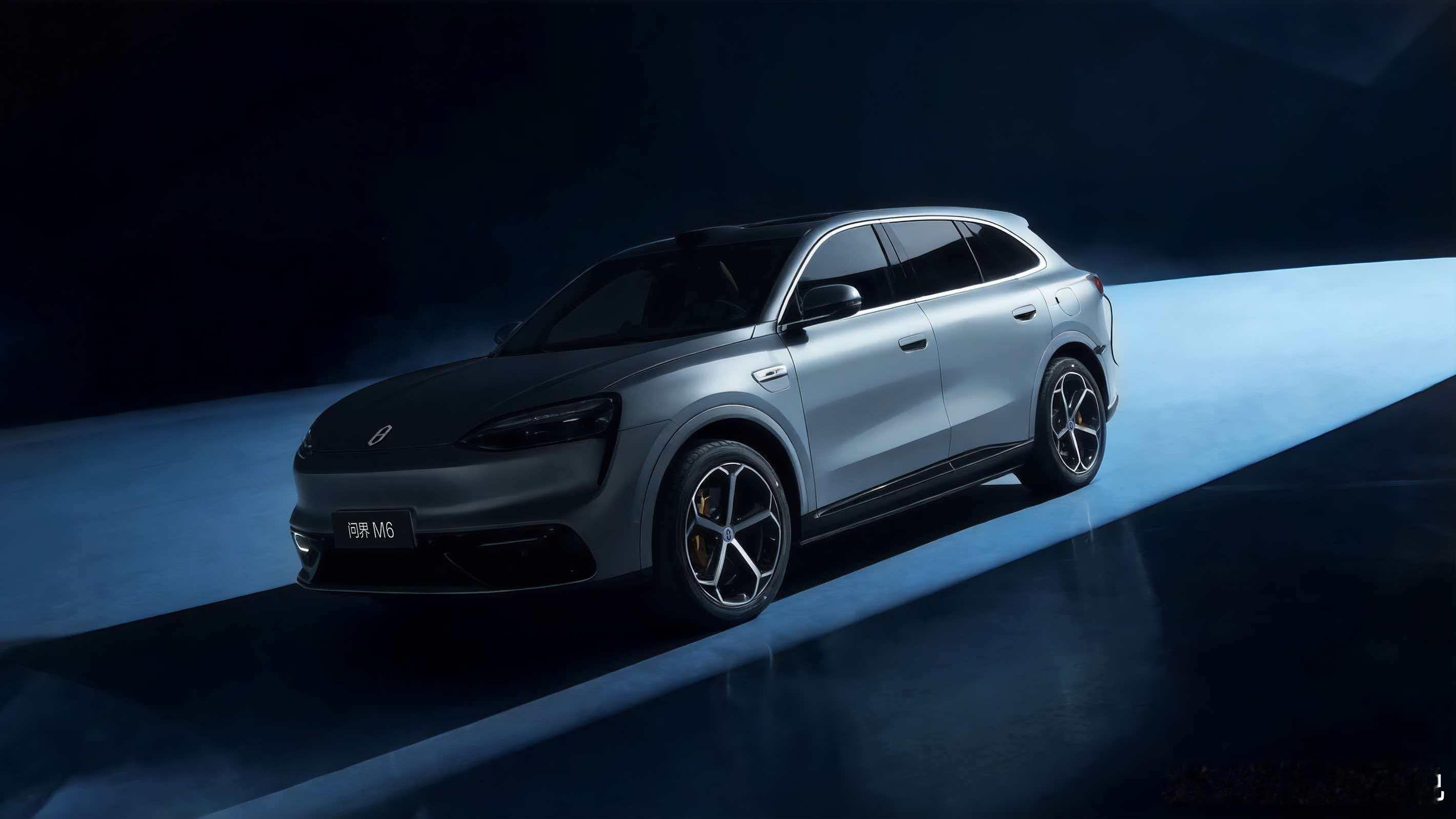 你看，这是啥？很多人心心念念的问界M6来了，问界M6冰雪测试曝光从这个冰雪路透视