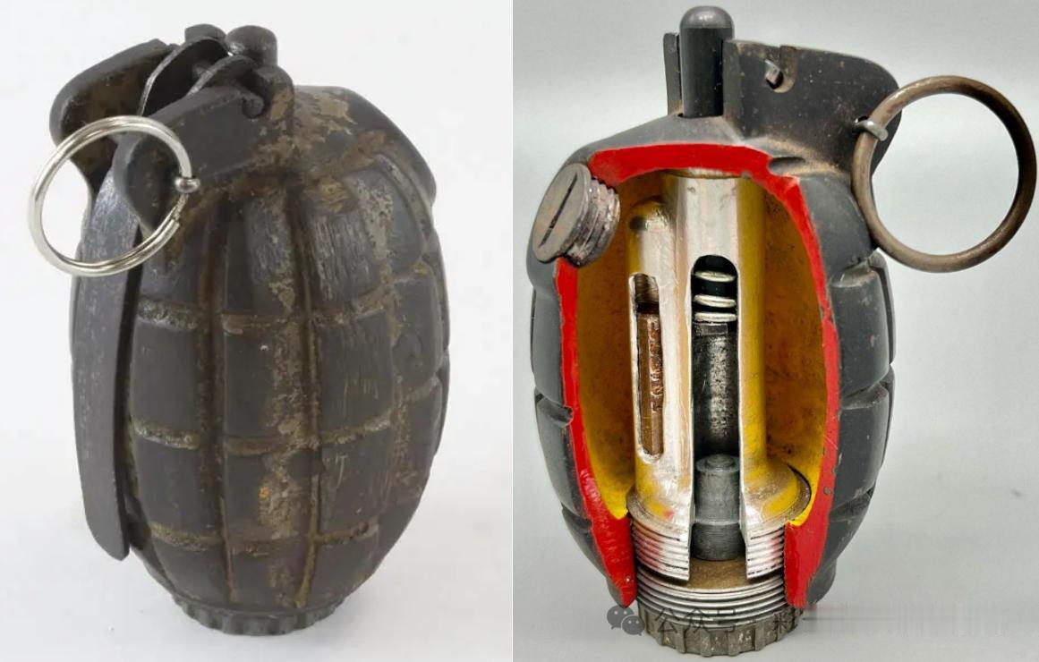 “米尔斯”破片手榴弹：1914年英国的威廉·米尔斯爵士（WilliamMill