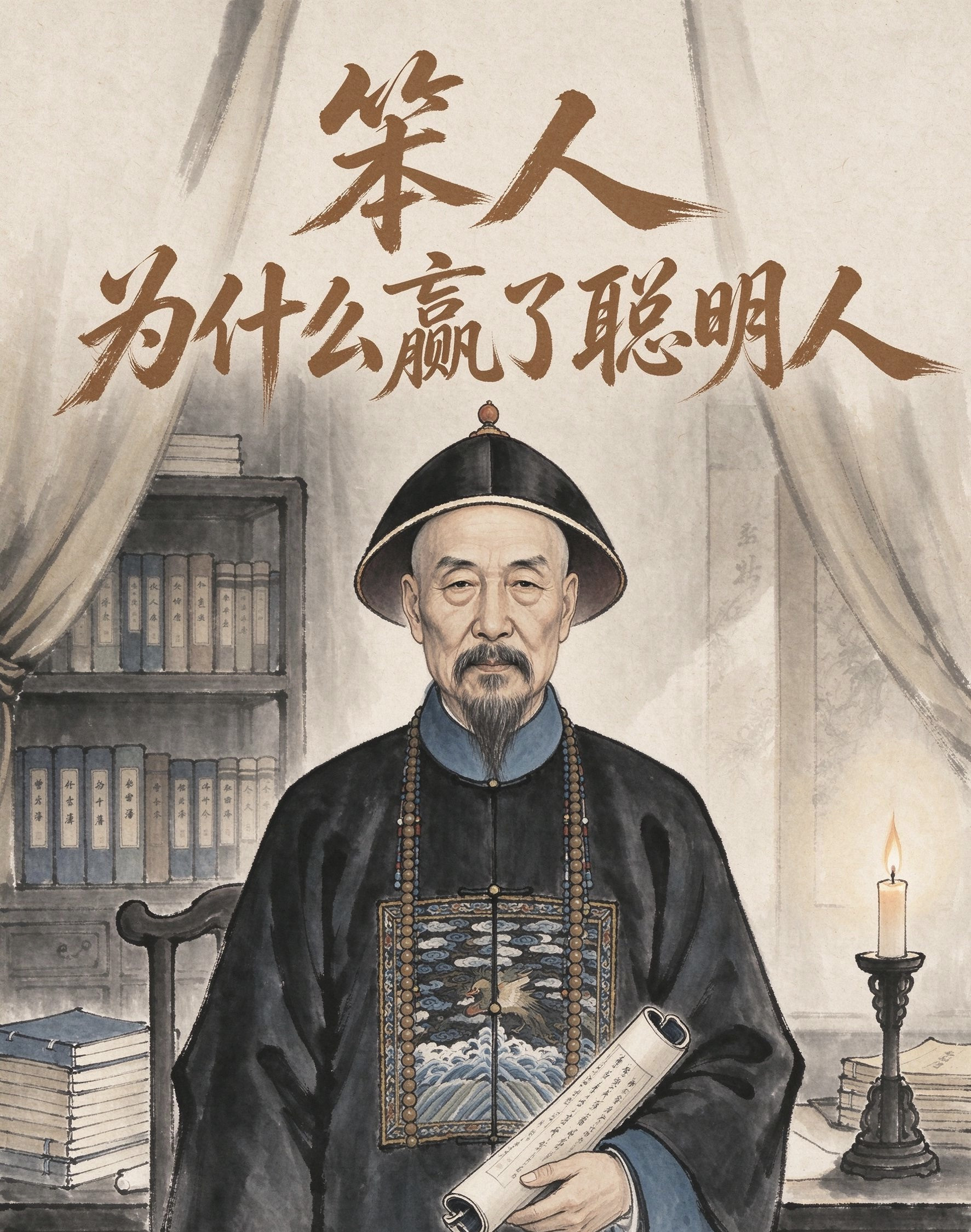 曾国藩：最笨的那个人，为什么最后赢了所有聪明人？　　前面我们聊了大明官场的几位——海瑞的刚直、戚继光