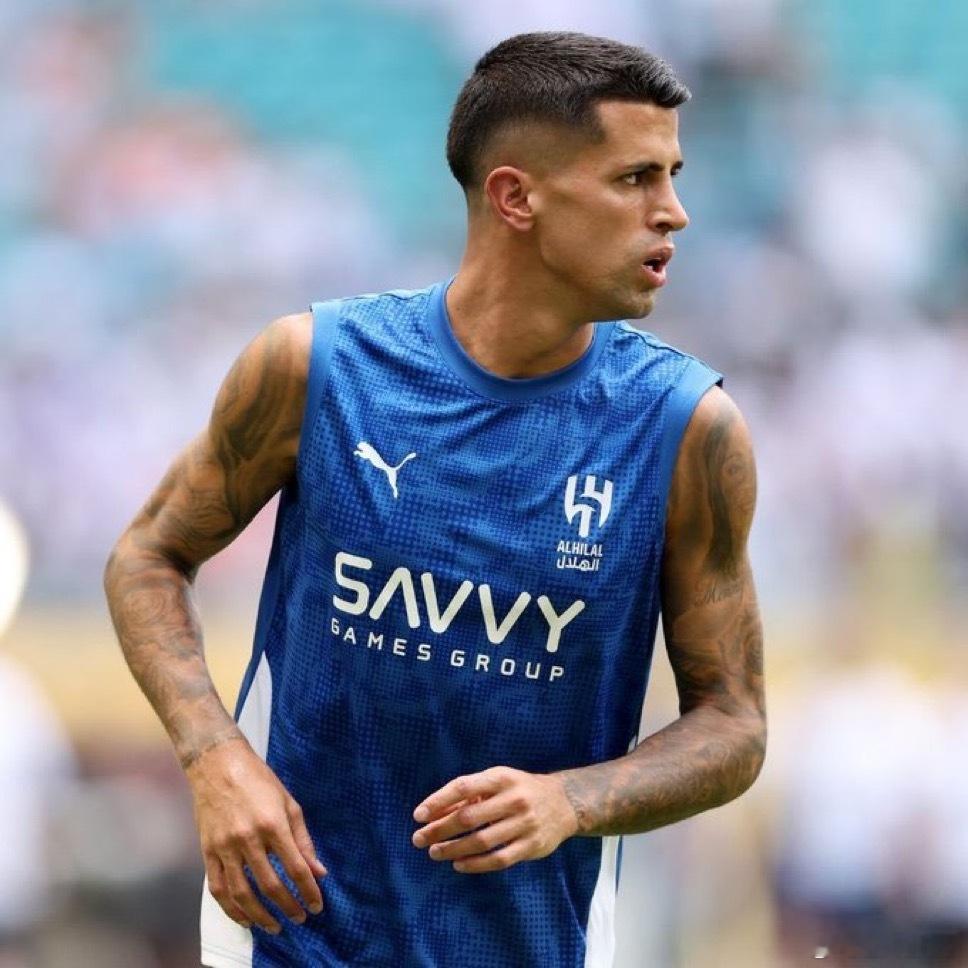 罗马诺：坎塞洛的转会进入了关键时刻他100%会离开阿尔希拉尔国际米兰告知阿尔