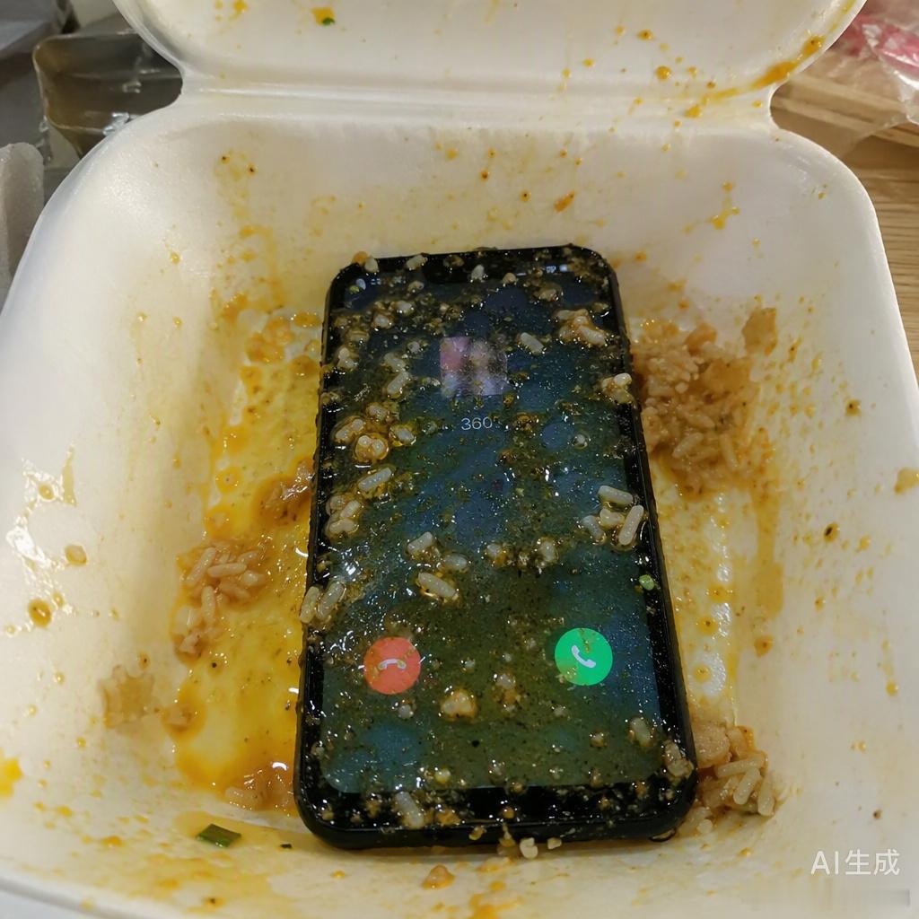 香港荃湾这家餐厅的后厨管理系统，怕是出了个严重的物理层BUG。食客点份海南鸡饭，吃到见底居然翻出一部