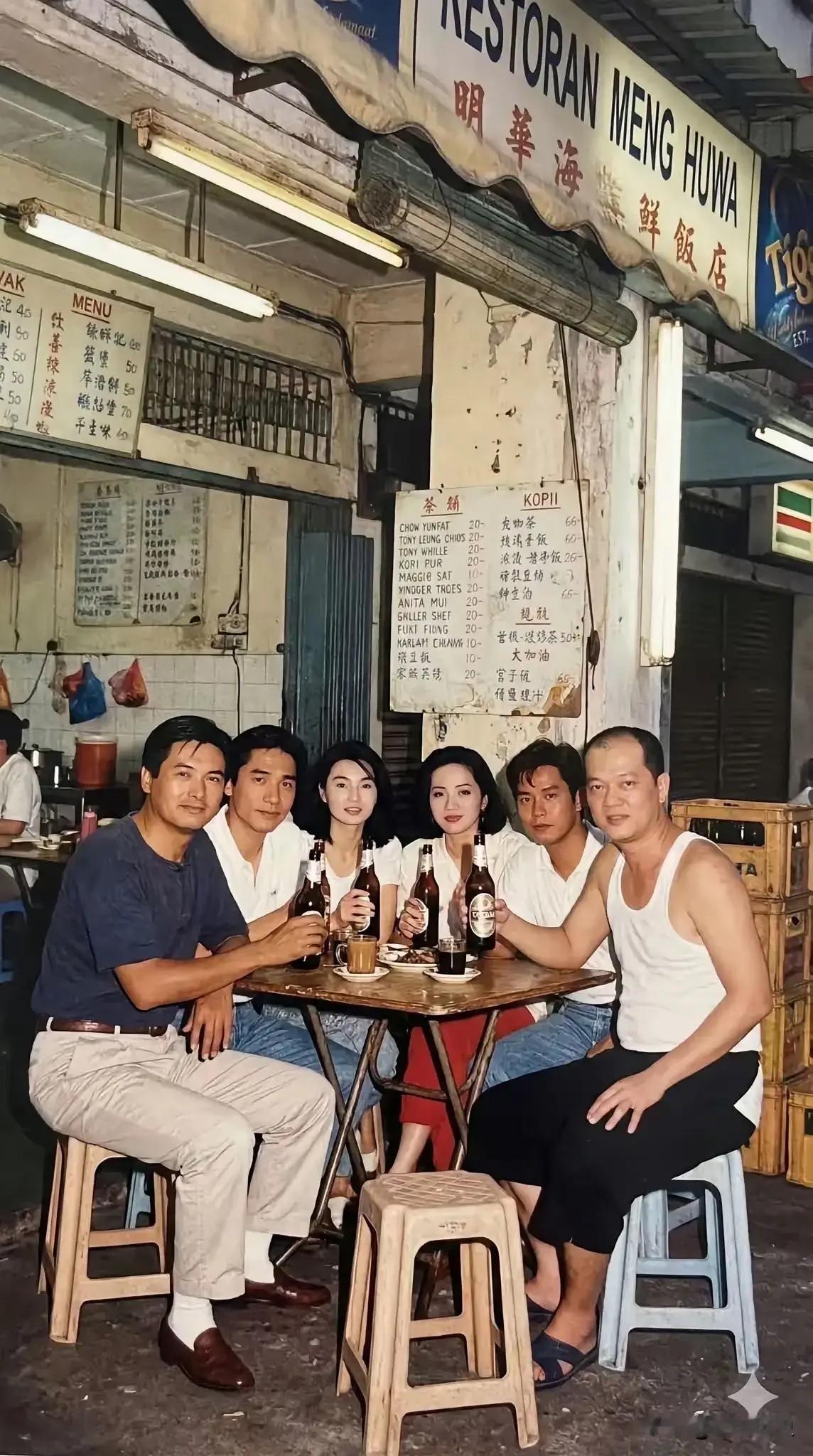 不是我吹牛，如今的年轻人，已经没人能认全这张合影中的六个人了！如果你们认出来