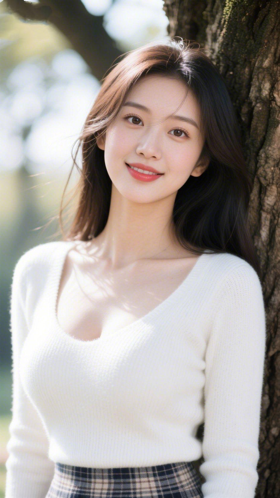 林间晴光晴光漫洒过林梢，碎影轻摇覆野坳。老树皴纹凝岁月，青枝曳翠入烟郊。