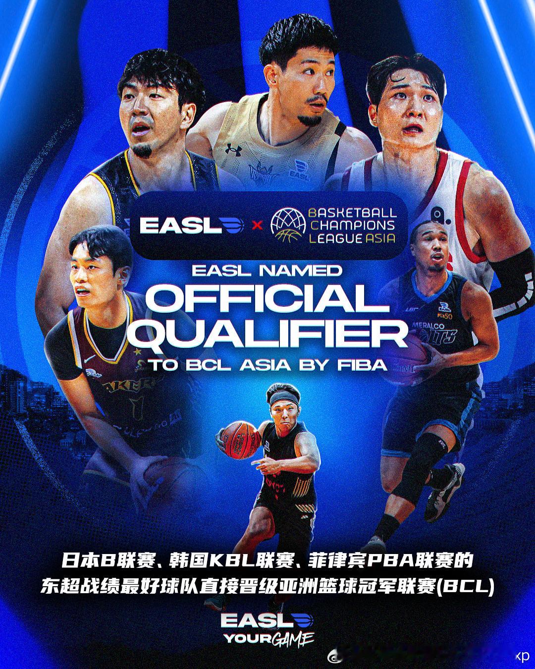 亚洲篮球冠军联赛参赛球队选拔规则调整，东超联赛达成与FIBA的合作，未来将成为亚