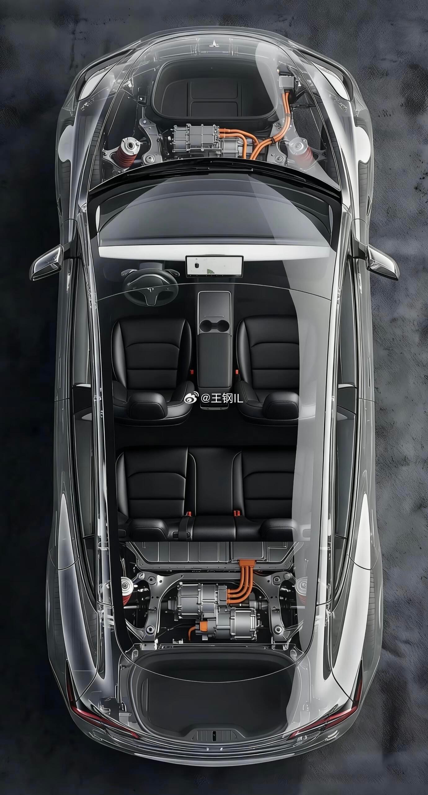 特斯拉这张“透视照”直接把我看懵了…感觉至上特斯拉